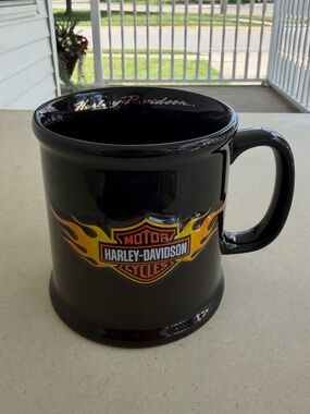 Vintage 2002 Harley Davidson Coffee Ceramic Mug HD Logo